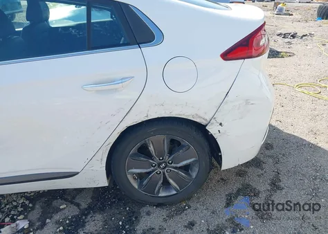 2017 Hyundai Ioniq Hybrid Limited из США, поврежденный, VIN KMHC85LC1HU051838